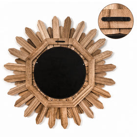 Honiway antique wood texture finish adds warmth to entryways
