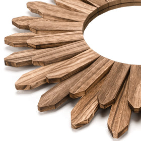 Honiway boho sunburst base mirror for stylish wall art