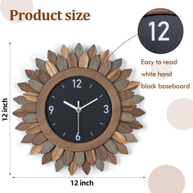 Honiway boho sunburst design emphasizes focal point in living spaces.