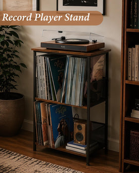 Honkazita record-player-stand-bedroom-living-room versatile furniture choice.