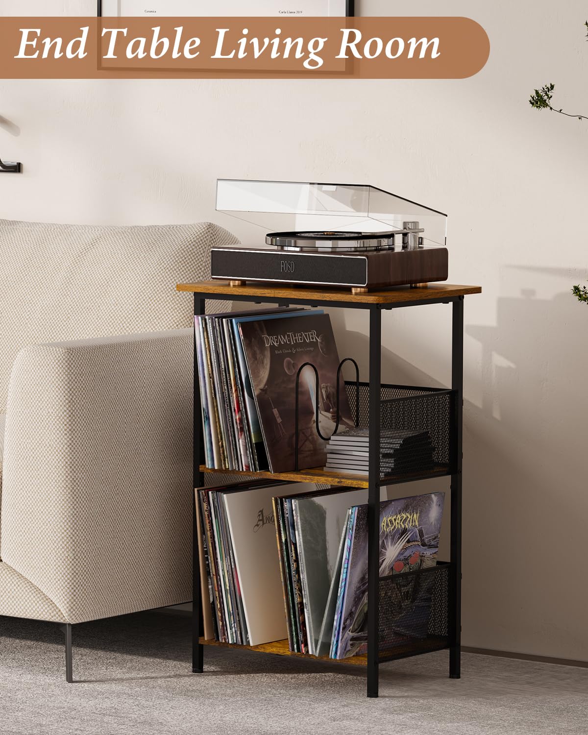Honkazita record-display-stand turntable-ready display for your setup.
