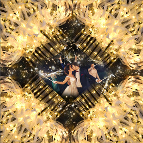 HONLYNE 68PCS light-up wands illuminate weddings with warm LEDs.