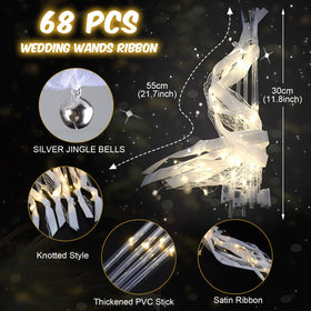 HONLYNE LED wand with ribbons and bells for elegant send-offs.