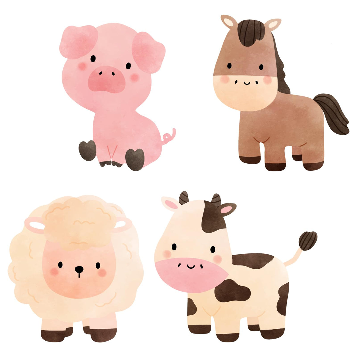 Honoson cow cutout for a bright barn party backdrop and yard display
