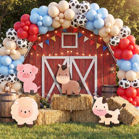 Honoson goat cutout provides playful accents for gardens and events