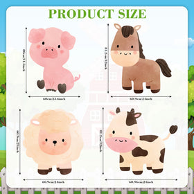 Honoson pig cutout creates a playful farm vignette for baby showers