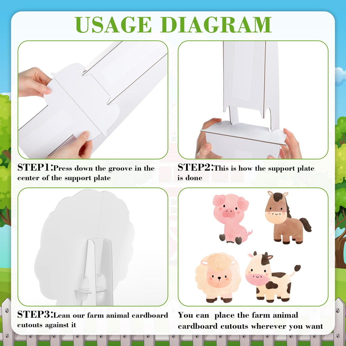 Honoson sheep cutout adds rustic classroom or yard decor charm