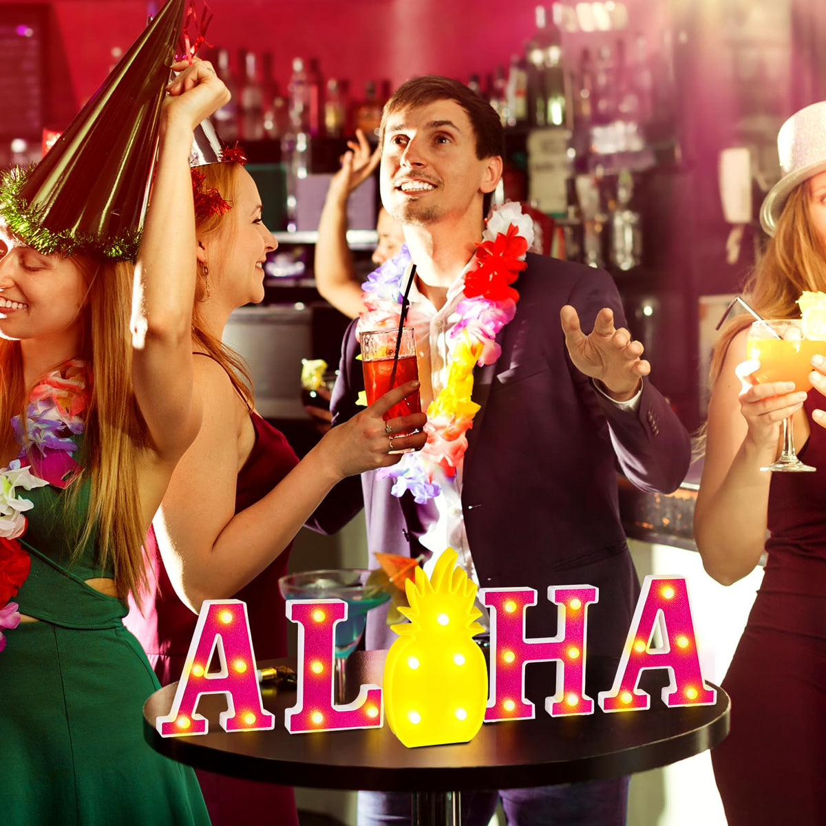 Honoson LED Aloha letters illuminate indoor or outdoor spaces gracefully