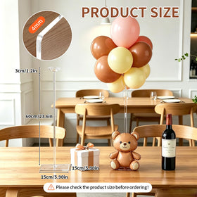 HONTUU sturdy square base reduces tipping during events.