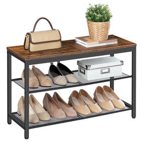 HOOBRO 3-tier storage rack keeps shoes neatly organized daily.