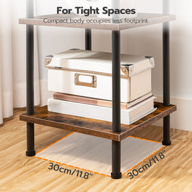 HOOBRO multi-purpose shelf adapts from two to five layers.