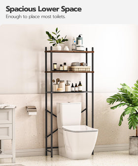 HOOBRO adjustable shelves with 11-inch spacing for toiletries