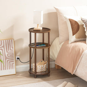 HOOBRO anti-slip pads protect floors while stabilizing the bamboo table