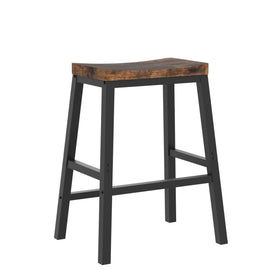 Durable HOOBRO stools with particleboard and iron construction