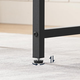 HOOBRO bar stool components laid out for easy assembly.