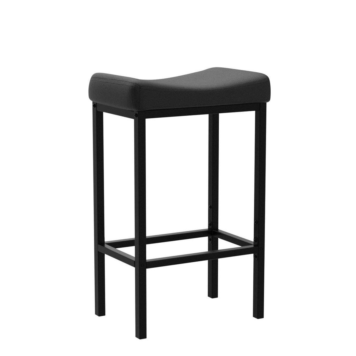 HOOBRO bar stools PU leather cushion adds soft, premium feel