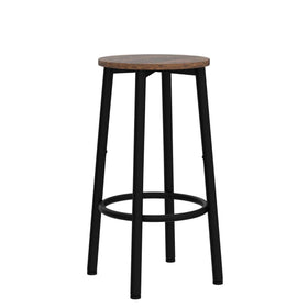HOOBRO bar stools set 2 footrest ring offers relaxed leg comfort