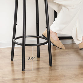 HOOBRO bar stools set 2 versatile use in various rooms