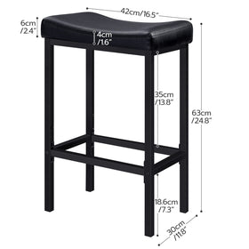 HOOBRO bar stools water-resistant upholstery simplifies cleaning