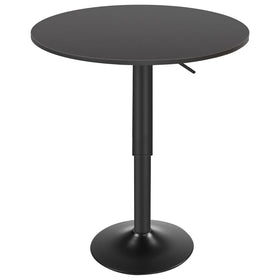 HOOBRO bar table height-adjustable round top for flexible seating arrangements.
