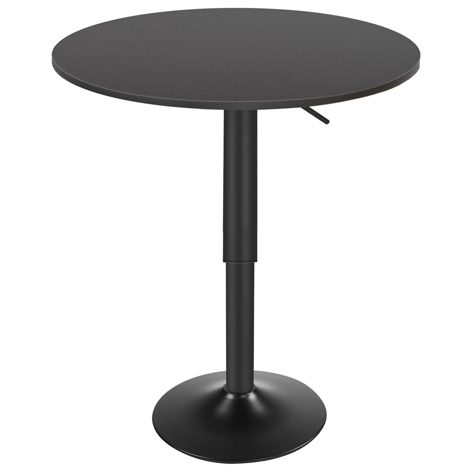 HOOBRO bar table height-adjustable round top for flexible seating arrangements.