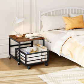 HOOBRO BF155TL01 movable storage basket enhances clutter-free living spaces.