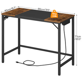 HOOBRO BF40UDN01 desk with hooks keeps keys and headphones within reach