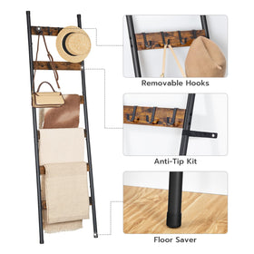 HOOBRO blanket ladder anti-tip kit protects floors and improves stability.