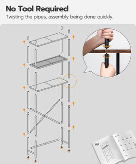 HOOBRO bottom-space behind the unit maximizes hidden storage