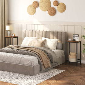 HOOBRO compact table ideal for small living spaces and corners.
