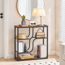 HOOBRO console table includes tools and hardware for quick assembly
