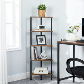 HOOBRO corner shelf anti-tip kit helps secure display against tipping.