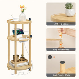 HOOBRO charging-enabled table used beside couch