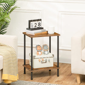 HOOBRO end table compact design fits small living spaces.