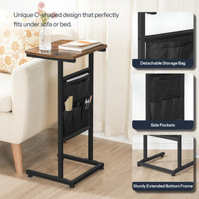 HOOBRO end table easy-assembly with clear instructions.