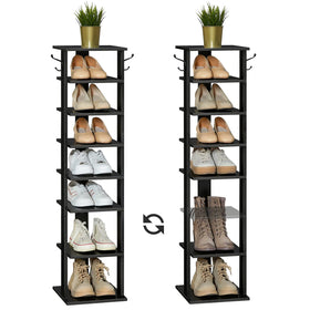 HOOBRO space-saving rack suits entryways, living rooms, or bedrooms.