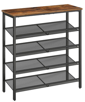 HOOBRO entryway shoe rack top shelf for quick access and clutter control