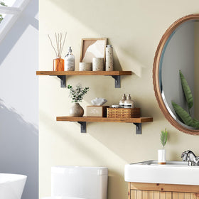HOOBRO bathroom storage shelves organize toiletries in style.