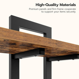 HOOBRO kitchen and bathroom shelves organize essentials with easy access