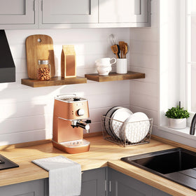 HOOBRO kitchen storage shelf keeps spices and utensils within easy reach