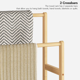 HOOBRO freestanding towel rack suitable for bedroom or living room storage