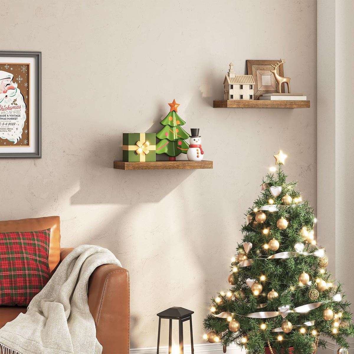 HOOBRO invisible brackets shelves highlight clean floating look and stable support