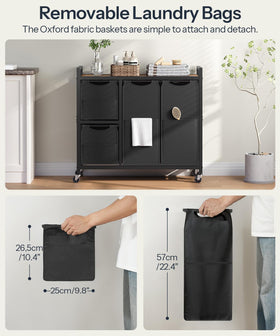 Lockable casters on HOOBRO ensure stable standing when needed