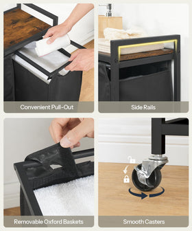 Reinforced HOOBRO frame supports durable, long-lasting laundry handling