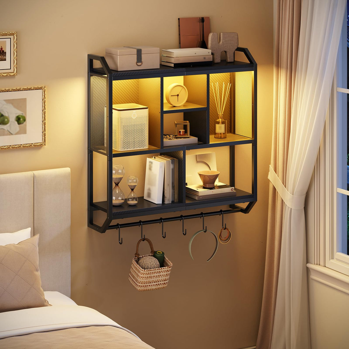 HOOBRO LED lights offer tens of thousands of colors and app control.