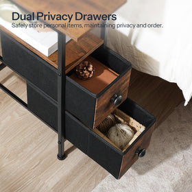 HOOBRO compact storage for small spaces keeps essentials within reach.