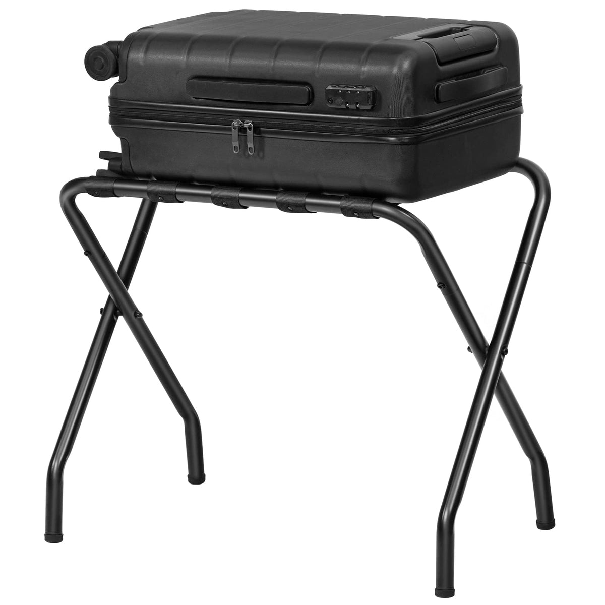 HOOBRO luggage rack 100lb-capacity detail demonstrates strength.
