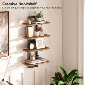 HOOBRO modern minimalist shelves for versatile mounting and clean lines