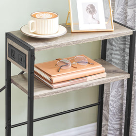 HOOBRO multi-use table for display, charging, and storage