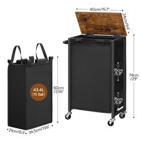 HOOBRO Oxford fabric bag supports heavy loads without sagging